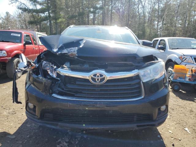 5TDJKRFH7ES022355 - 2014 TOYOTA HIGHLANDER XLE 黑色 照片 5