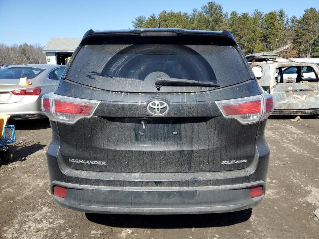 5TDJKRFH7ES022355 - 2014 TOYOTA HIGHLANDER XLE 黑色 照片 6