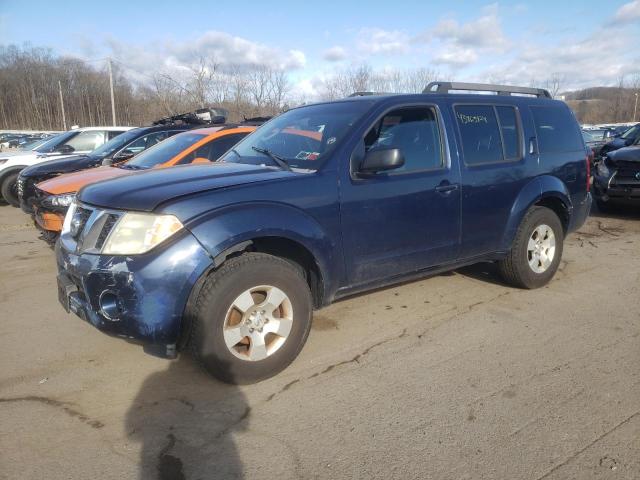 5N1AR18B48C634083 - 2008 NISSAN PATHFINDER S BLUE photo 1