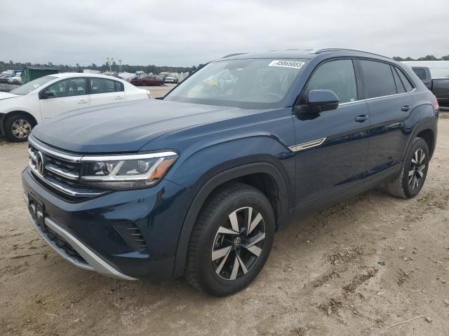 1V2DC2CA0NC229291 - 2022 VOLKSWAGEN ATLAS CROS SE BLUE photo 1