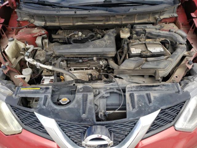 5N1AT2MT1GC813427 - 2016 NISSAN ROGUE S MAROON photo 11