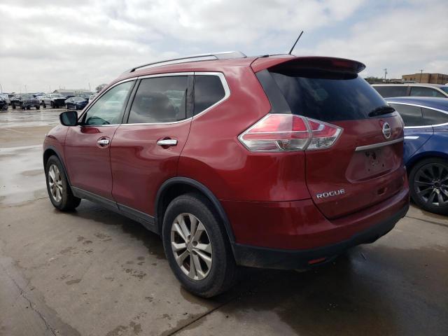 5N1AT2MT1GC813427 - 2016 NISSAN ROGUE S MAROON photo 2