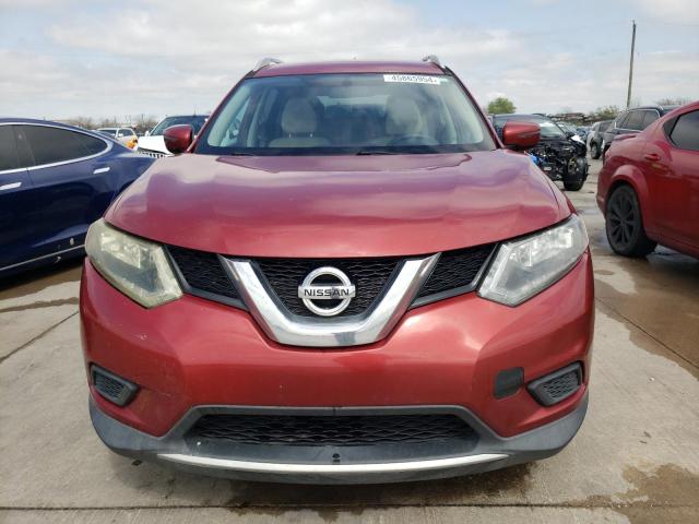 5N1AT2MT1GC813427 - 2016 NISSAN ROGUE S MAROON photo 5