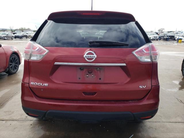 5N1AT2MT1GC813427 - 2016 NISSAN ROGUE S MAROON photo 6