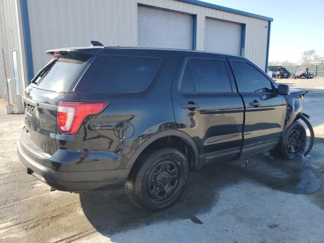 1FM5K8AR0JGC17208 - 2018 FORD EXPLORER POLICE INTERCEPTOR შავი ფოტო 3