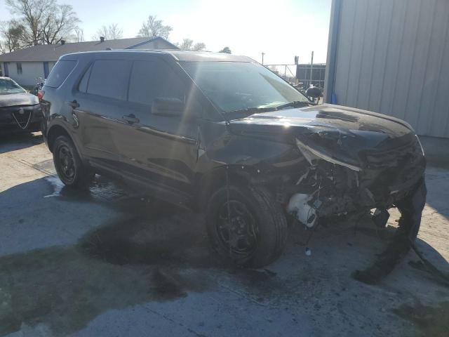 1FM5K8AR0JGC17208 - 2018 FORD EXPLORER POLICE INTERCEPTOR შავი ფოტო 4