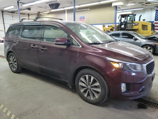 KNDMC5C10J6380482 - 2018 KIA SEDONA EX MAROON photo 4