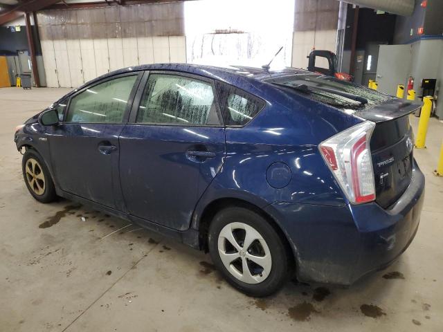 JTDKN3DU9C1557559 - 2012 TOYOTA PRIUS BLUE photo 2