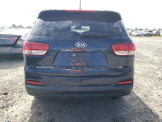 5XYPGDA50HG234270 - 2017 KIA SORENTO LX BLUE photo 6