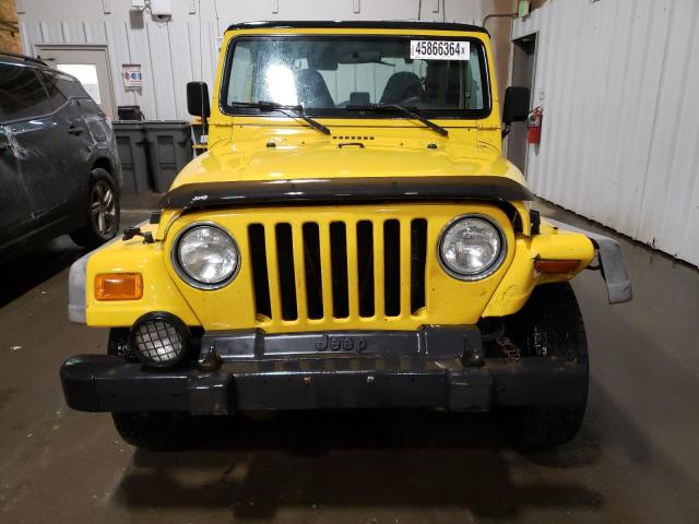 1J4FA39S82P725542 - 2002 JEEP WRANGLER / X YELLOW photo 5