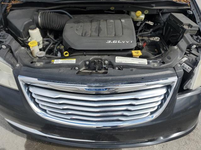 2C4RC1CG9CR416412 - 2012 CHRYSLER TOWN & COU TOURING L BLACK photo 12