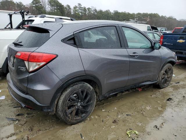 3CZRU6H11NM738285 - 2022 HONDA HR-V SPORT GRAY photo 3