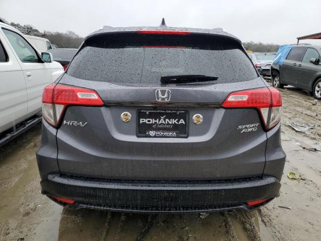 3CZRU6H11NM738285 - 2022 HONDA HR-V SPORT GRAY photo 6