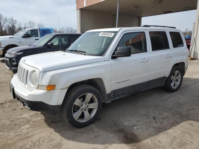 1C4NJRFB8ED810752 - 2014 JEEP PATRIOT LATITUDE WHITE photo 1