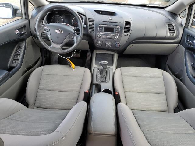 KNAFX4A66E5166000 - 2014 KIA FORTE LX SILVER photo 8