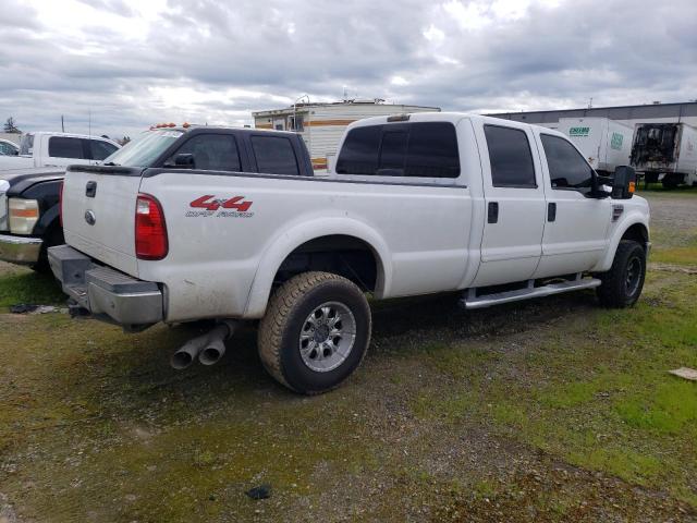 1FTWW31R08ED96078 - 2008 FORD F350 SRW SUPER DUTY WHITE photo 3