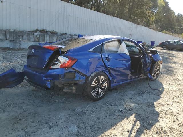 JHMFC1F39JX004581 - 2018 HONDA CIVIC EX أزرق صورة 3