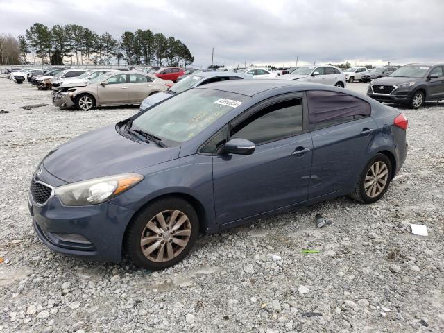 KNAFX4A61E5203616 - 2014 KIA FORTE LX BLUE photo 1