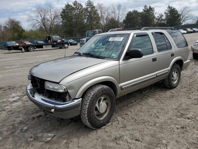 1GNDT13W2Y2168664 - 2000 CHEVROLET BLAZER TAN photo 1