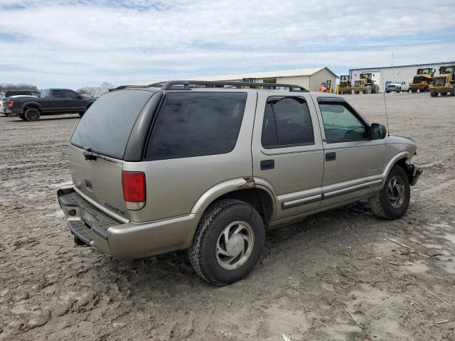 1GNDT13W2Y2168664 - 2000 CHEVROLET BLAZER TAN photo 3