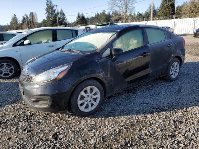 KNADM4A38D6254058 - 2013 KIA RIO LX BLACK photo 1