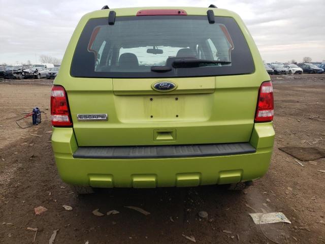 1FMCU0C79CKA40270 - 2012 FORD ESCAPE XLS GREEN photo 6