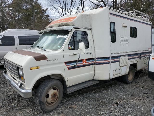 1986 FORD ECONOLINE E350 CUTAWAY VAN, 