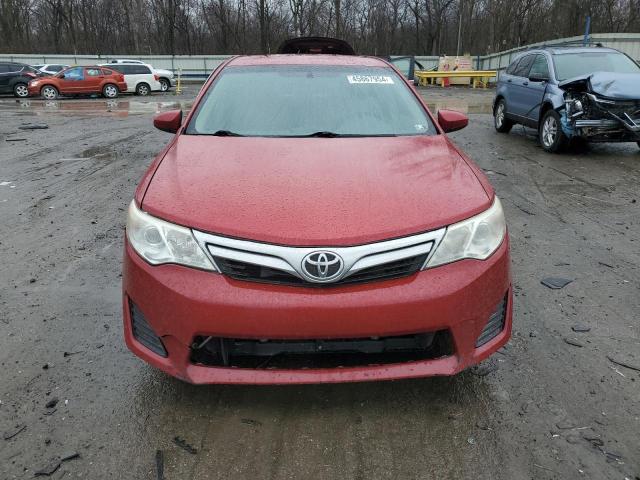 4T4BF1FKXDR288986 - 2013 TOYOTA CAMRY L RED photo 5