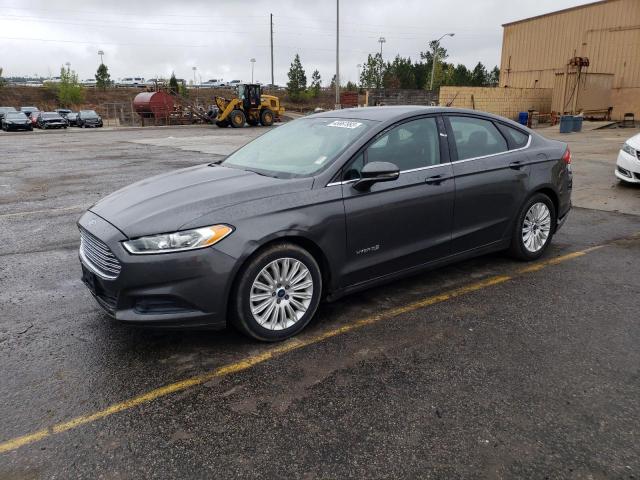 3FA6P0LU2GR131080 - 2016 FORD FUSION SE HYBRID BLACK photo 1