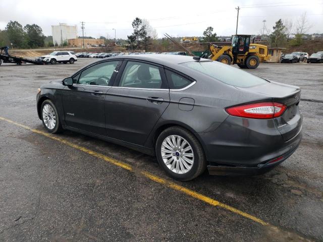 3FA6P0LU2GR131080 - 2016 FORD FUSION SE HYBRID BLACK photo 2