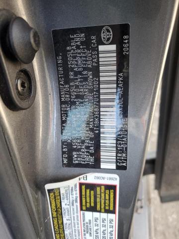 4T1BK36B77U171002 - 2007 TOYOTA AVALON XL Boz foto 12