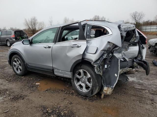 2HKRW2H58KH653506 - 2019 HONDA CR-V EX SILVER photo 2