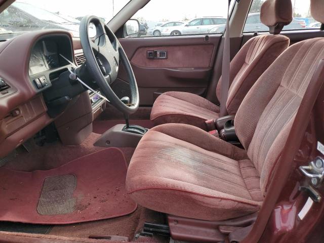 1HGED3651ML066853 - 1991 HONDA CIVIC LX BURGUNDY photo 7