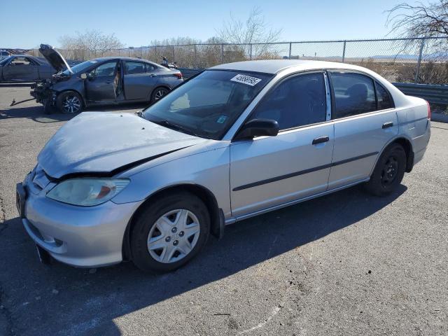 2HGES16354H633149 - 2004 HONDA CIVIC DX VP Արծաթագույն լուսանկար 1