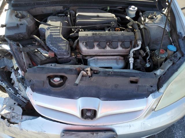 2HGES16354H633149 - 2004 HONDA CIVIC DX VP Արծաթագույն լուսանկար 11