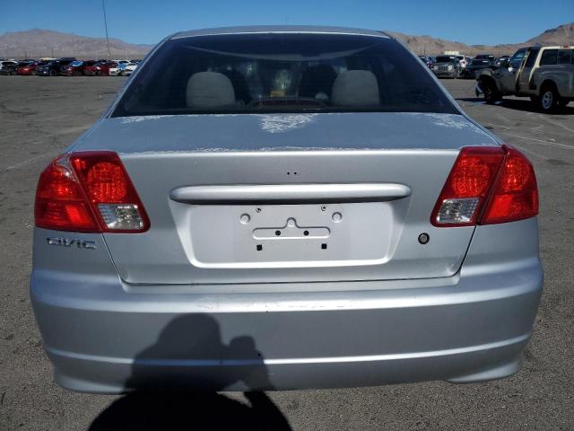 2HGES16354H633149 - 2004 HONDA CIVIC DX VP Արծաթագույն լուսանկար 6