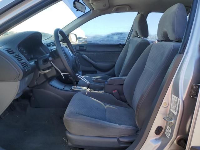 2HGES16354H633149 - 2004 HONDA CIVIC DX VP Արծաթագույն լուսանկար 7