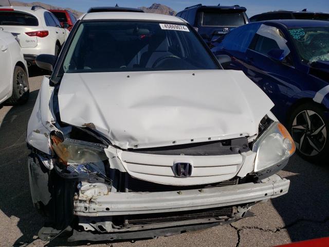 1HGES15582L041831 - 2002 HONDA CIVIC LX WHITE photo 5