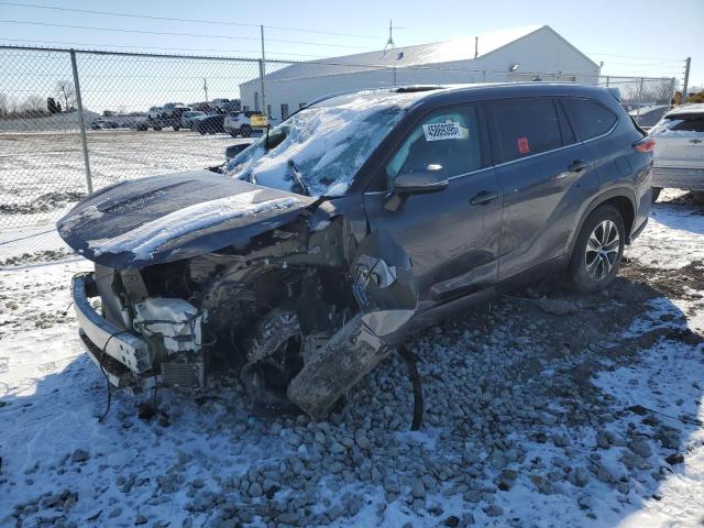 5TDGZRAH6MS052300 - 2021 TOYOTA HIGHLANDER XLE 灰色 照片 1