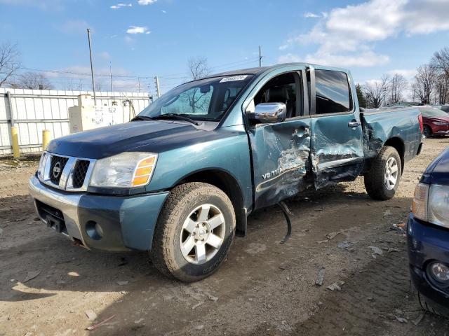 1N6BA07B66N507443 - 2006 NISSAN TITAN XE GREEN photo 1