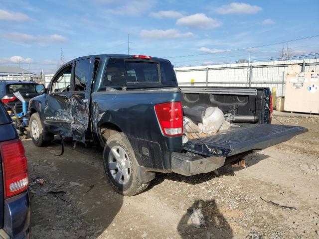 1N6BA07B66N507443 - 2006 NISSAN TITAN XE GREEN photo 2