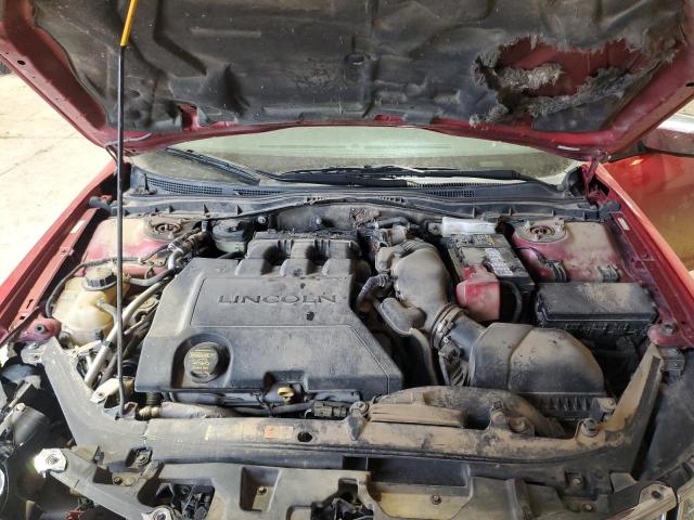 3LNHL2GC4BR762025 - 2011 LINCOLN MKZ RED photo 11
