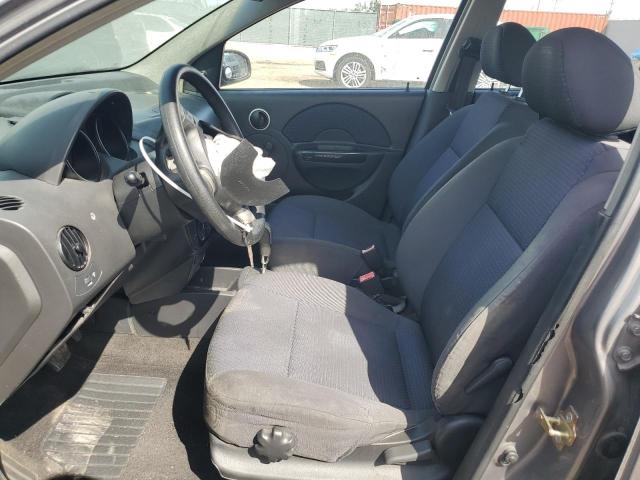 KL1TD66687B742328 - 2007 CHEVROLET AVEO BASE Gümüş foto 7