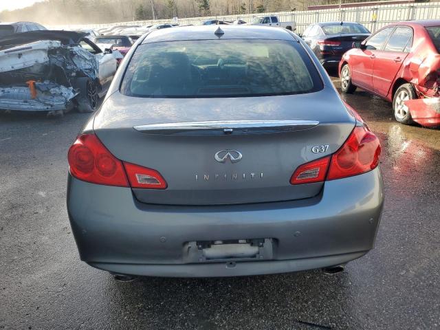 JN1CV6AP8DM300951 - 2013 INFINITI G37 BASE GRAY photo 6