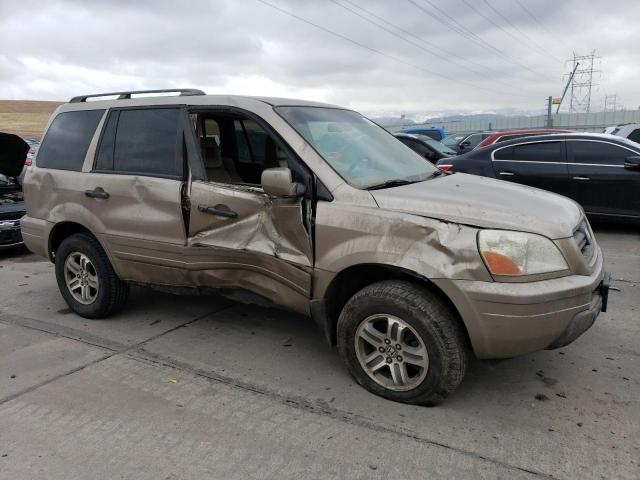 2HKYF18594H571745 - 2004 HONDA PILOT EXL TAN photo 4