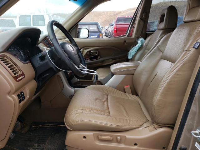 2HKYF18594H571745 - 2004 HONDA PILOT EXL TAN photo 7