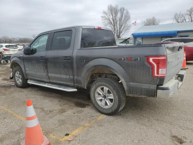 1FTEW1EG2GKE76135 - 2016 FORD F150 SUPERCREW CHARCOAL photo 2