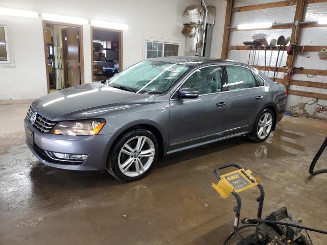 1VWCS7A37EC114461 - 2014 VOLKSWAGEN PASSAT SEL GRAY photo 1