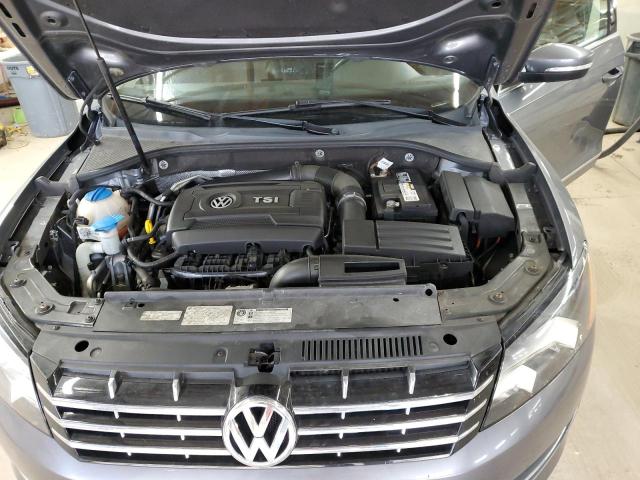 1VWCS7A37EC114461 - 2014 VOLKSWAGEN PASSAT SEL GRAY photo 11