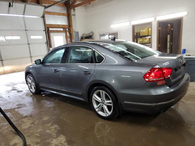 1VWCS7A37EC114461 - 2014 VOLKSWAGEN PASSAT SEL GRAY photo 2